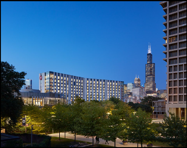 Academic, Residential Complex - exterior, night