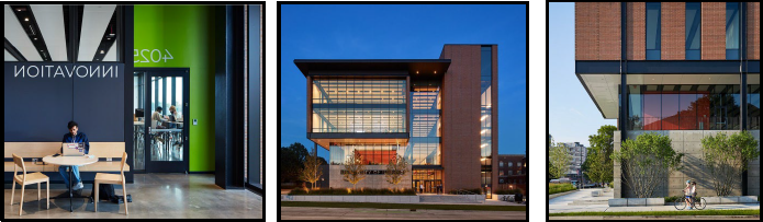 Campus Instructional Facility - row of three photos